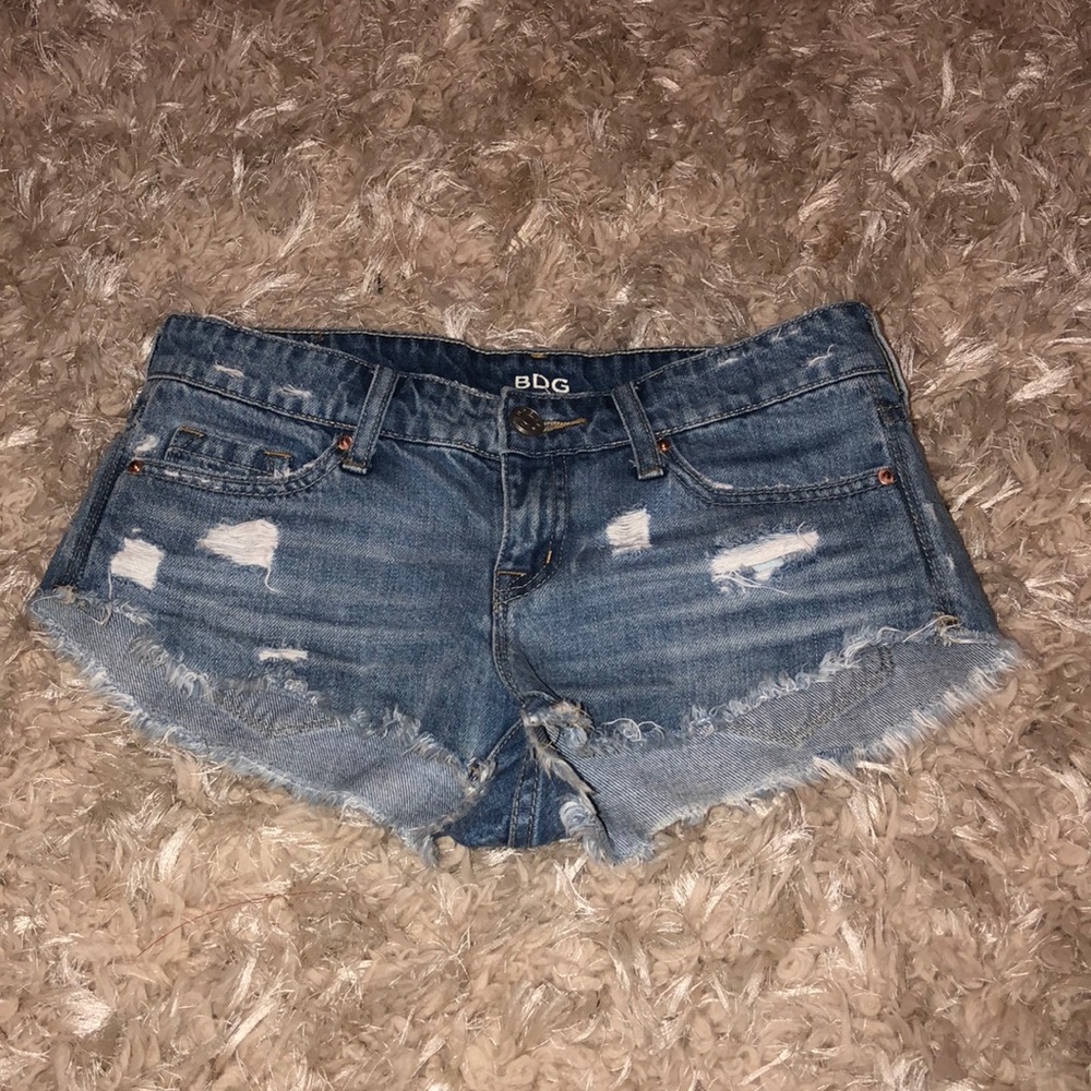 BDG Low Rise Dolphin Denim Shorts